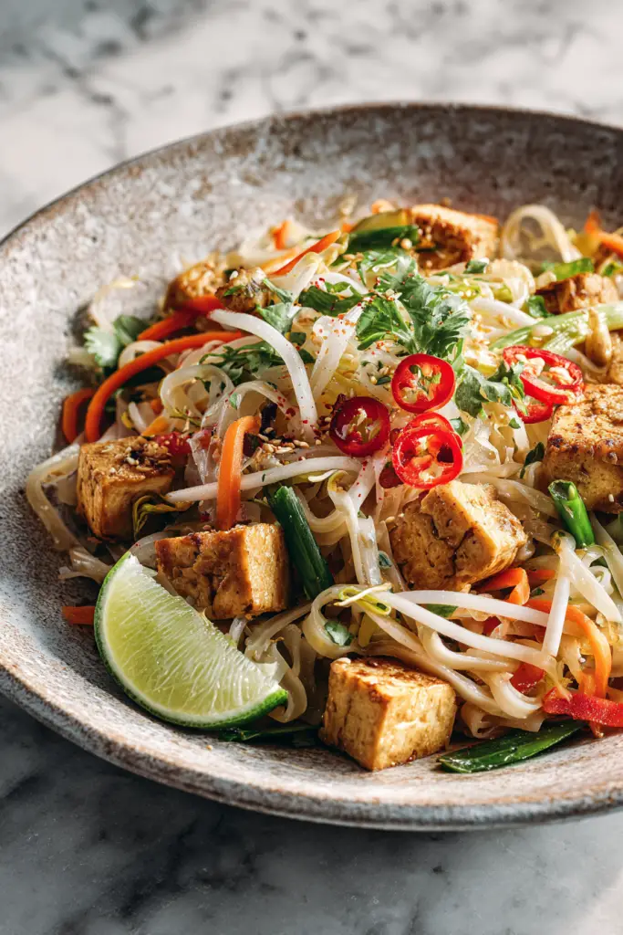 Tofu Pad Thai High Protein Version