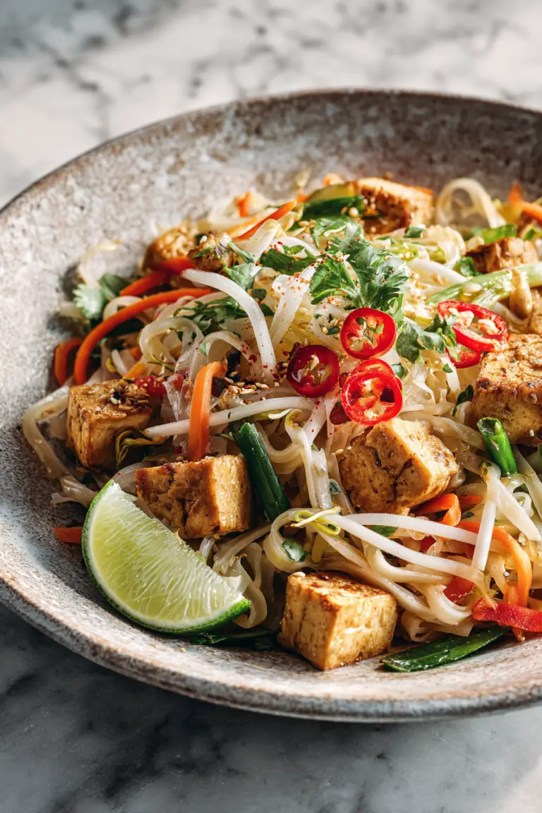 Tofu Pad Thai High Protein Version