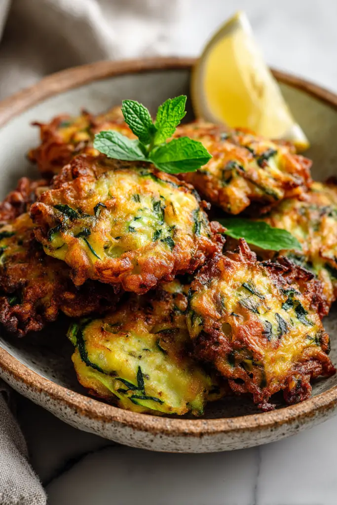 Zucchini Fritters Crispy Snack Recipe